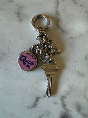Coach Bottle Cap Bag Charm